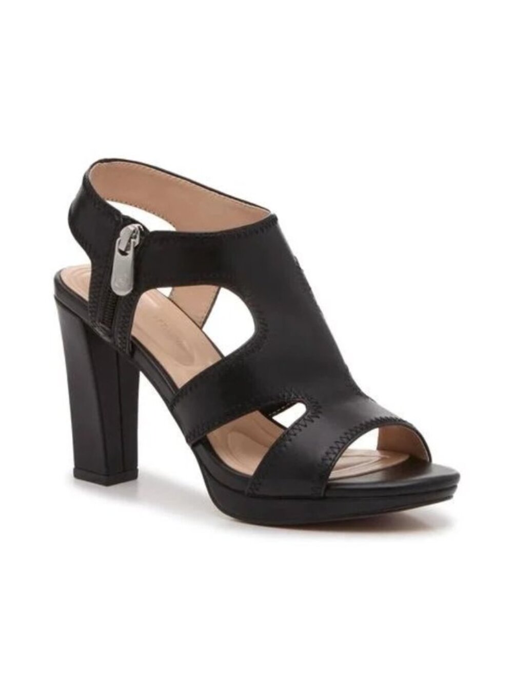 Adrienne Vittadini Women's Size 11 Black Paya Sandal - 60% off Retail